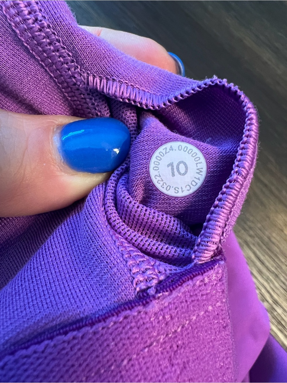 Lululemon athletica electric Purple Cropped Tank Top - Picture 3 of 3